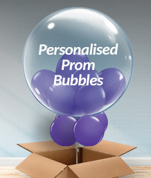 Personalised Prom Night Bubble Balloon in a Box | Party Save Smile